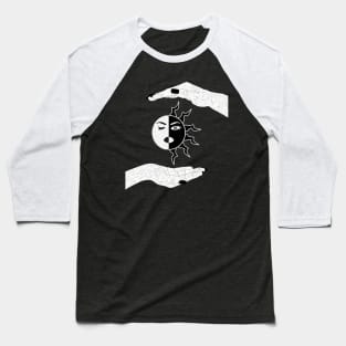 Witch Hand Sun Moon Selenelion Baseball T-Shirt